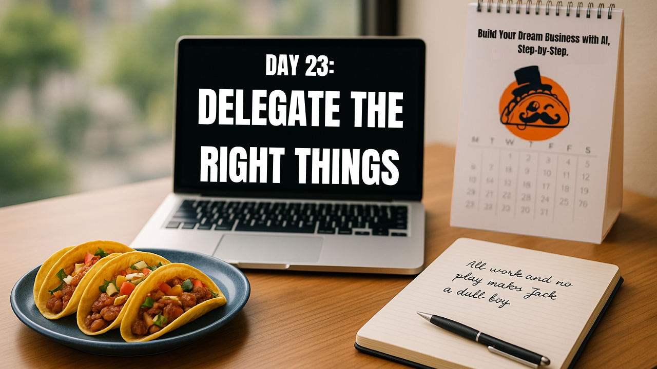 Day 23- Delegate the Right Things.