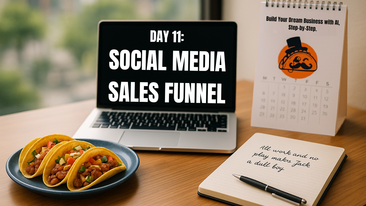 Day 11 - Use Social Media as a Sales Funnel.