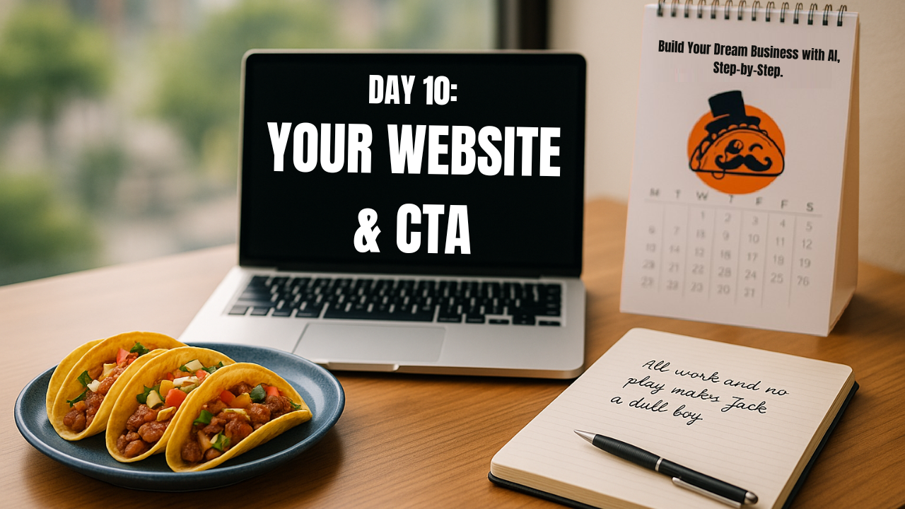 Day 10 -  Build Your Website with a Clear Call-to-Action (CTA).
